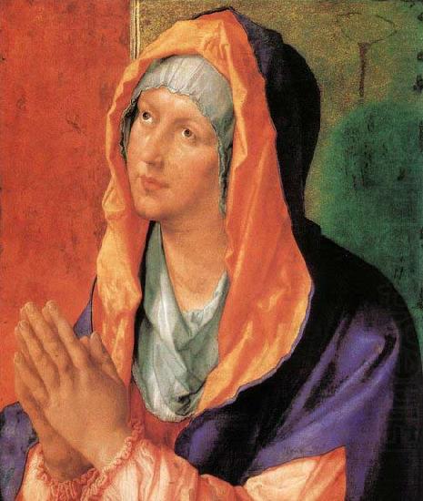The Virgin Mary in Prayer, Albrecht Durer